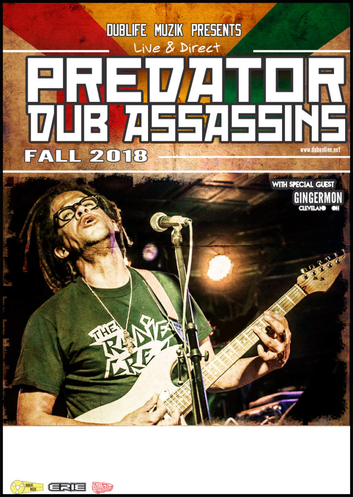 Predator Dub Assassins Fall 2018 Tour Poster